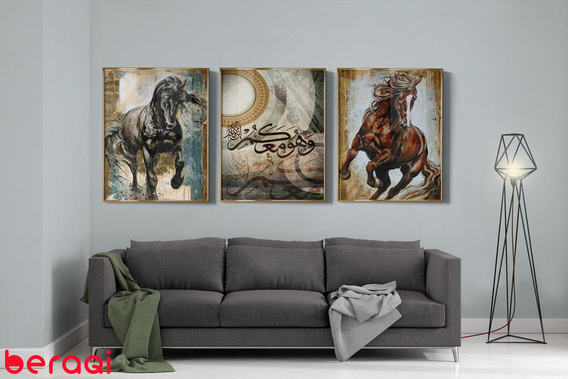لوحات خيول
